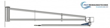 Wandschwenkausleger mit Deckenkreisel easywash365+